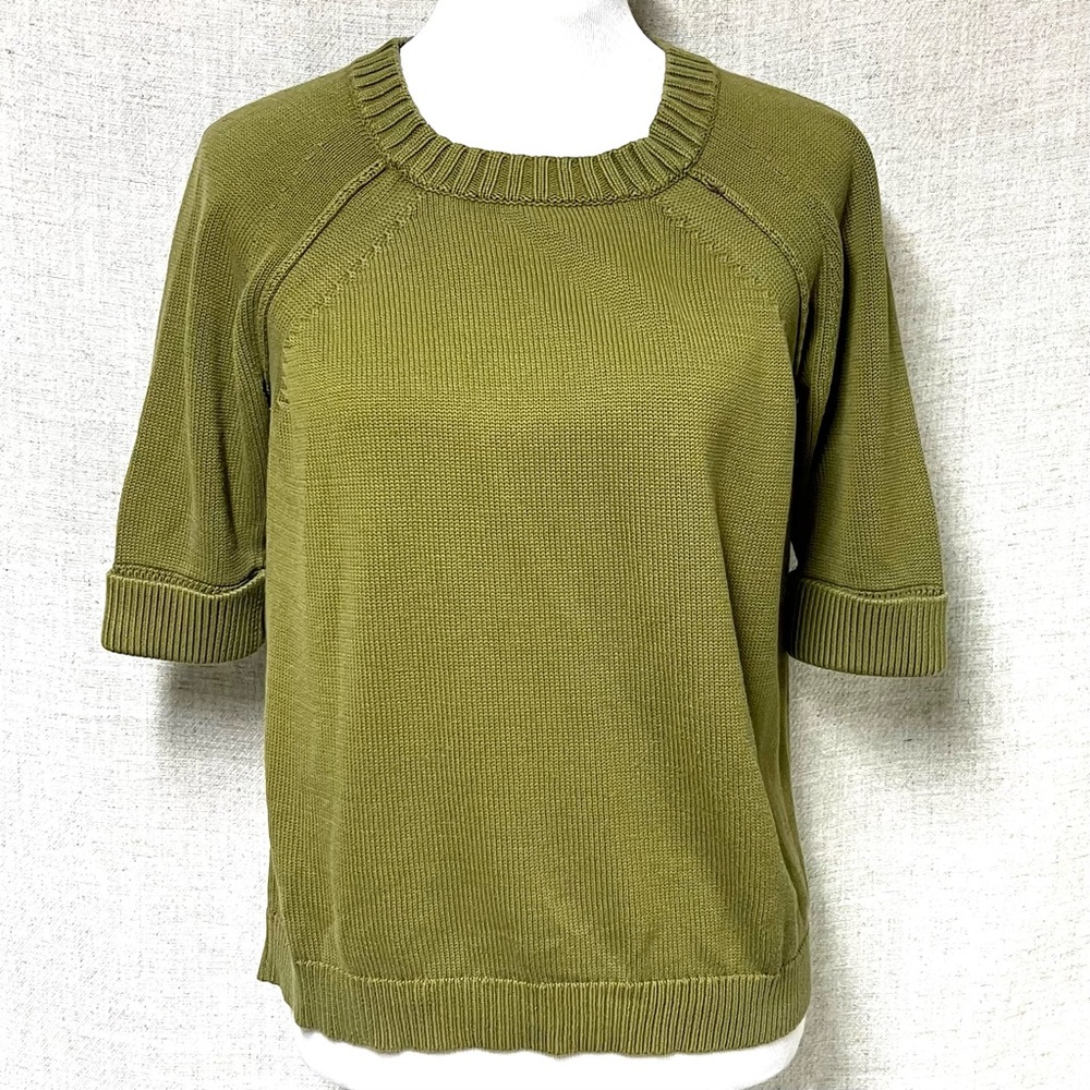 J. Crew Olive Women's Crew Neck Sweater